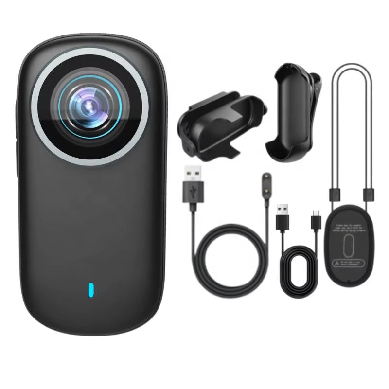 Mini Wifi Thumb Action Camera 4K Magnetic Sports Camera for Go Pro Style 360 Cycling Pov Recording Bodycam Thumb Action Camera S